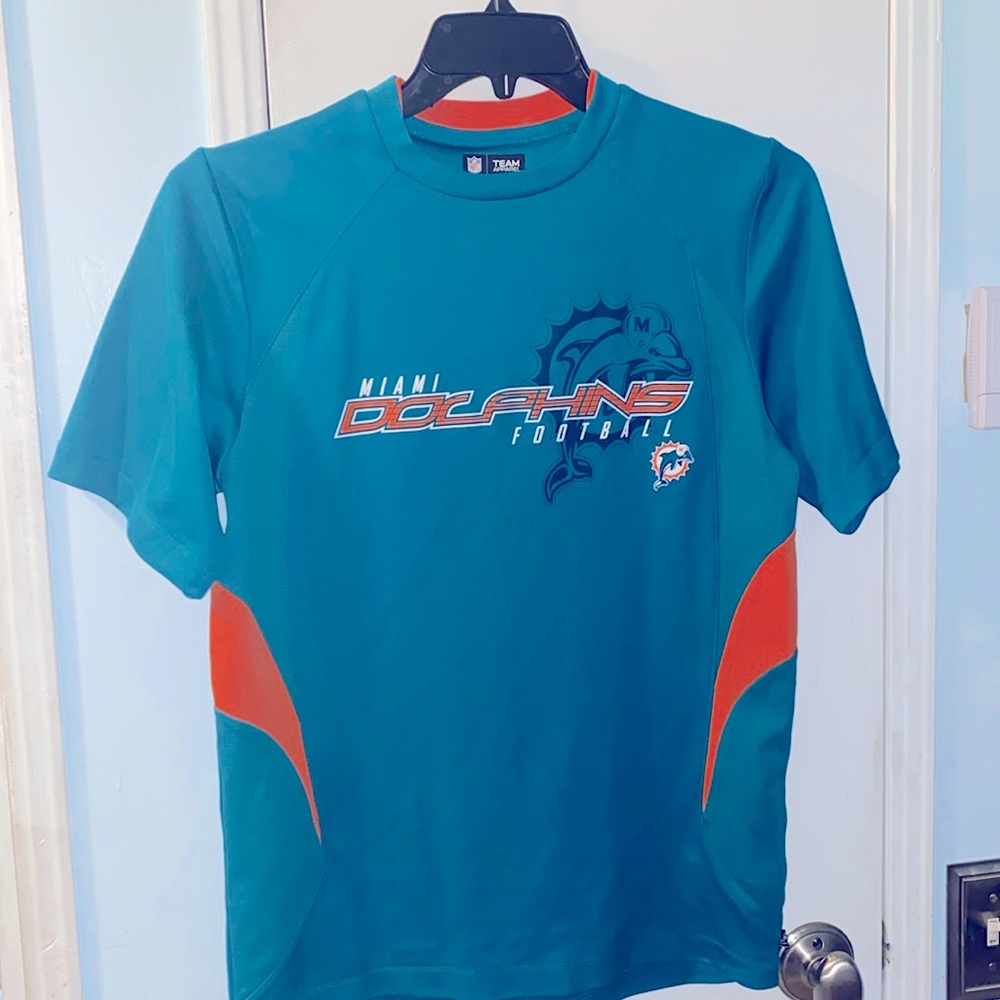 Authentic NFL Miami Dolphins size small T-shirt